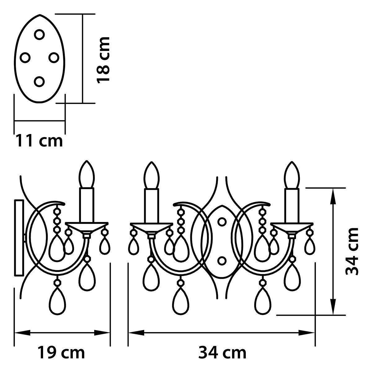 Lightstar *** (MB200006-2) Бра SOLIDO 2х60W E14 ХРОМ без плф (в комплекте) Lightstar *** (MB200006-2) Бра SOLIDO 2х60W E14 ХРОМ без плф (в комплекте)